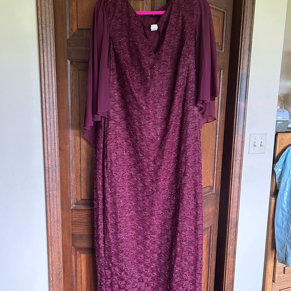 Elegant Purple Women's Dress